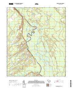 Hardeeville NW 2020 topographic map thumbnail