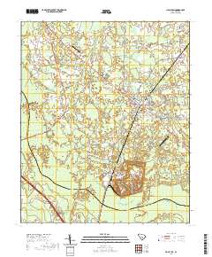 Holly Hill 2020 topographic map thumbnail
