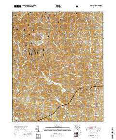 Holly Springs 2020 topographic map thumbnail