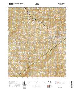 Honea Path 2020 topographic map thumbnail