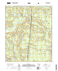 Huger 2020 topographic map thumbnail