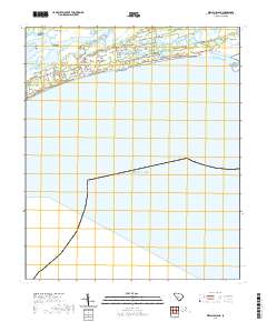 Kiawah Island 2020 topographic map thumbnail