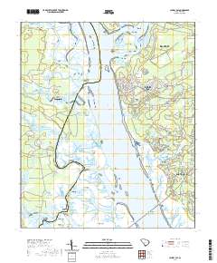 Laurel Bay 2020 topographic map thumbnail