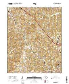 Laurens North 2020 topographic map thumbnail