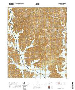 Lowndesville 2020 topographic map thumbnail