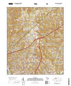 North Augusta 2020 topographic map thumbnail