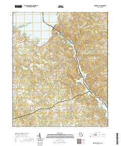 Hartwell Dam 2020 topographic map thumbnail