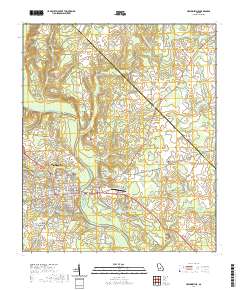Hawkinsville 2020 topographic map thumbnail