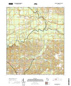 Hazlehurst North 2020 topographic map thumbnail
