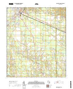 Hazlehurst South 2020 topographic map thumbnail
