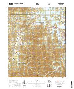 Hiawassee 2020 topographic map thumbnail