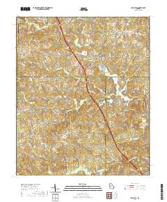 High Falls 2020 topographic map thumbnail