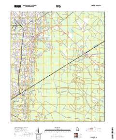 Hinesville 2020 topographic map thumbnail