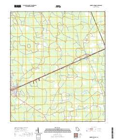 Homerville East 2020 topographic map thumbnail