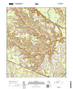 Jesup NW 2020 topographic map thumbnail