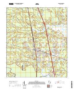 Kingsland 2020 topographic map thumbnail