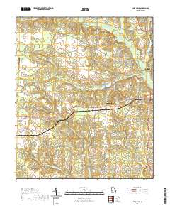 Lake Collins 2020 topographic map thumbnail