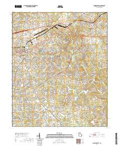 Lawrenceville 2020 topographic map thumbnail