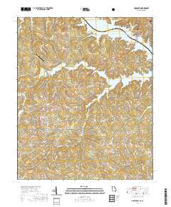 Lincolnton 2020 topographic map thumbnail