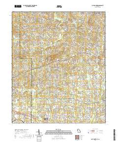 Lost Mountain 2020 topographic map thumbnail