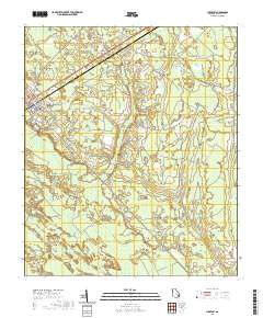Ludowici 2020 topographic map thumbnail