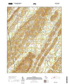 Lyerly 2020 topographic map thumbnail