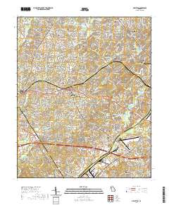 Mableton 2020 topographic map thumbnail