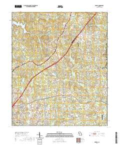 Madras 2020 topographic map thumbnail