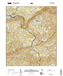 Manchester 2020 topographic map thumbnail