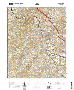 Marietta 2020 topographic map thumbnail