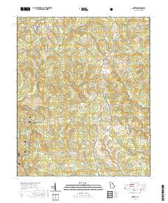 Maxeys 2020 topographic map thumbnail