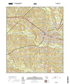 McRae 2020 topographic map thumbnail