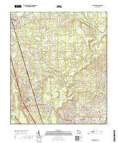 Hahira East 2020 topographic map thumbnail