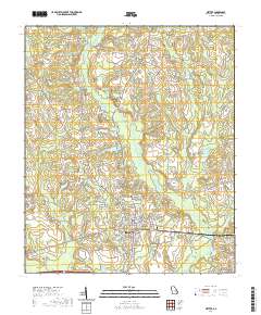 Metter 2020 topographic map preview