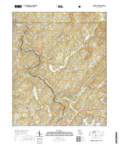 Mineral Bluff 2020 topographic map thumbnail