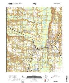Montezuma 2020 topographic map thumbnail