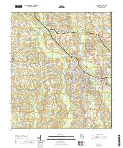 Moultrie 2020 topographic map thumbnail
