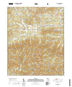 Mulky Gap 2020 topographic map thumbnail