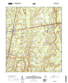 Nahunta 2020 topographic map thumbnail