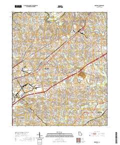 Norcross 2020 topographic map thumbnail