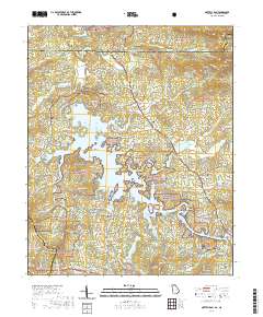 Nottely Dam 2020 topographic map thumbnail