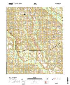 Oak Park 2020 topographic map thumbnail