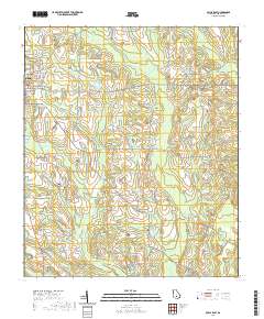Ocilla East 2020 topographic map thumbnail
