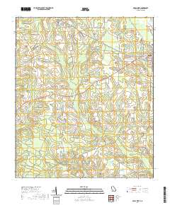 Ocilla West 2020 topographic map thumbnail