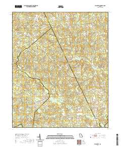 Philomath 2020 topographic map thumbnail