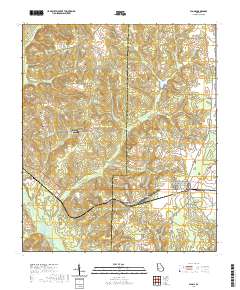 Plains 2020 topographic map thumbnail