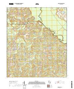 Queensland 2020 topographic map thumbnail