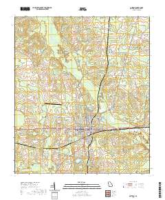 Quitman 2020 topographic map thumbnail