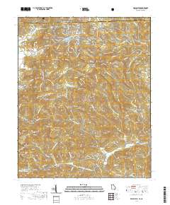 Rabun Bald 2020 topographic map thumbnail