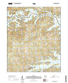 Reed Creek 2020 topographic map thumbnail